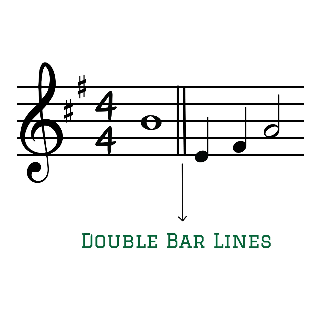 double-bar-lines-on-the-stave