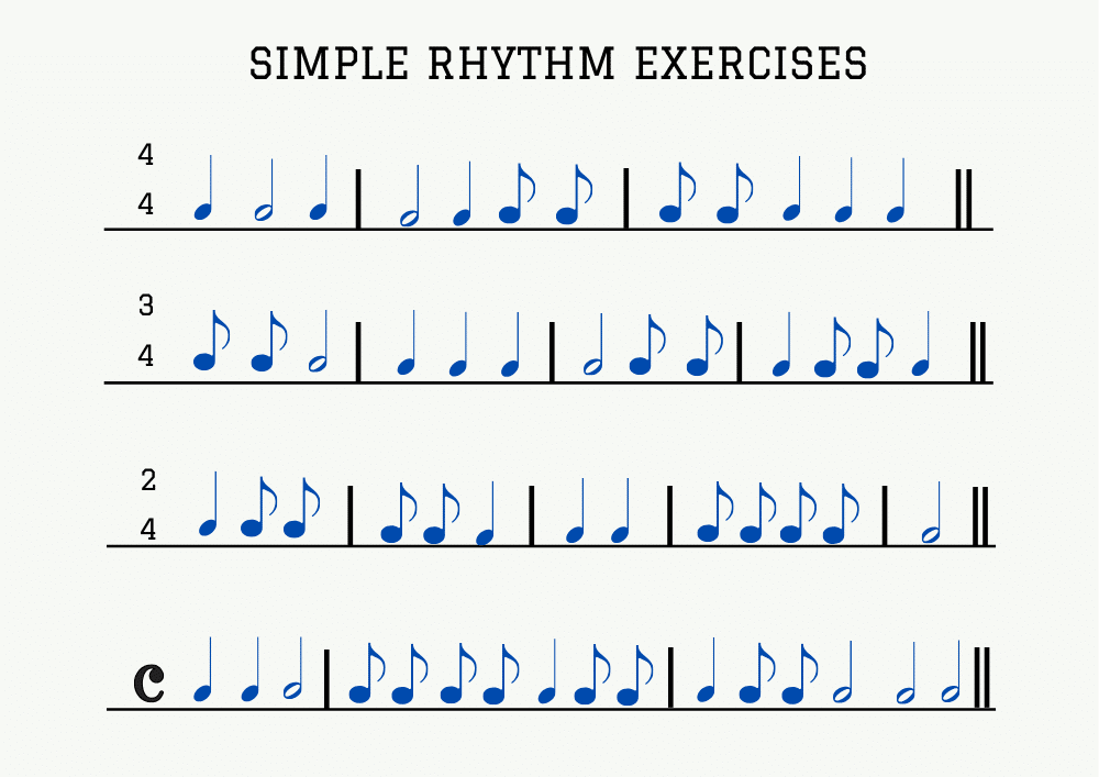 simple rhythm exercises