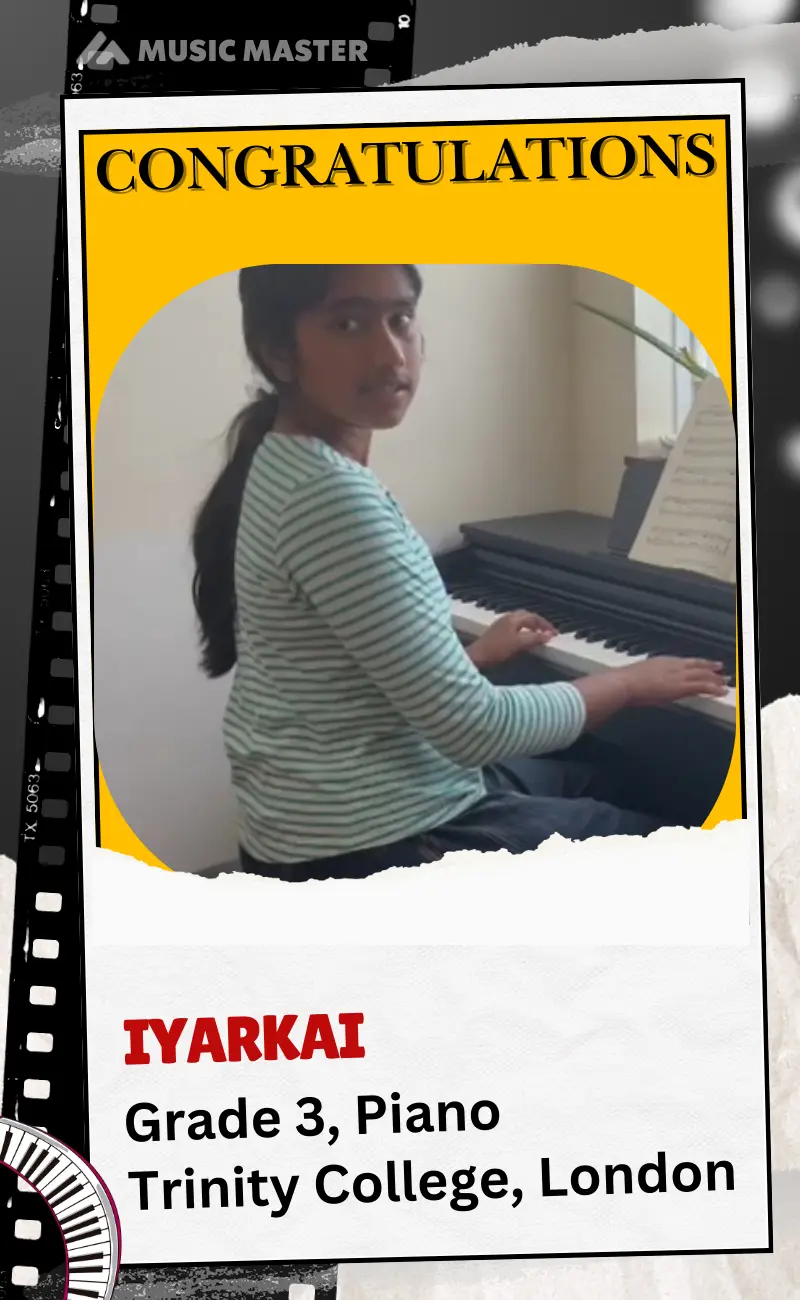 Iyarkai Grade 3 piano-Trinity college