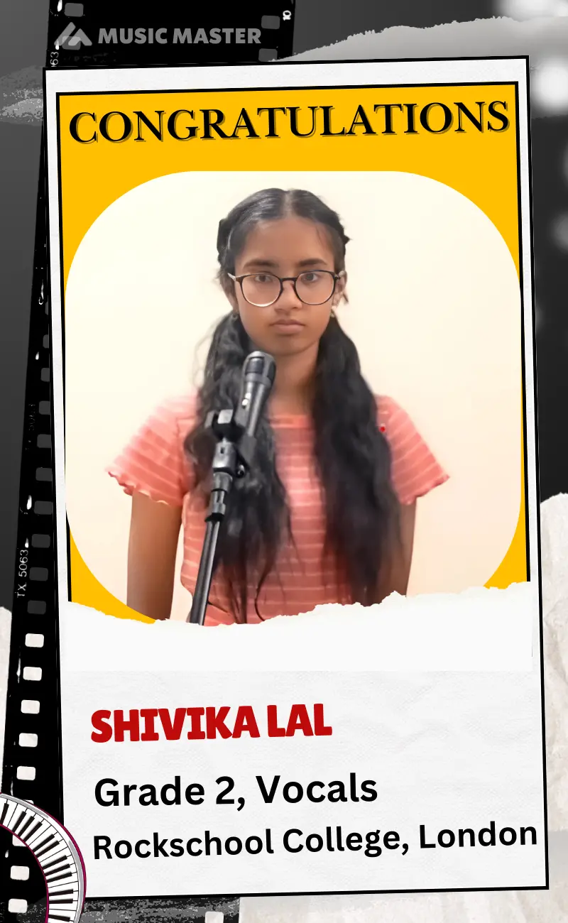 Shivikalal Grade 2 Rockschool Vocals