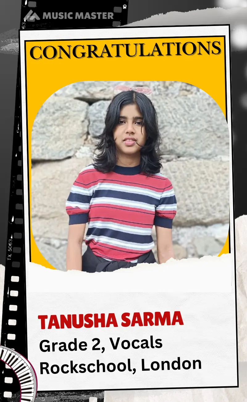 Tanusha Sarma-grade2- vocals-rockschool