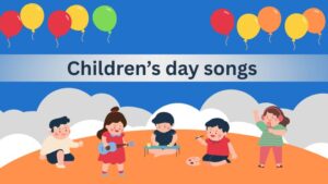 Children singing and celebrating Children’s Day with joyful songs
