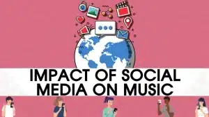 Social media platforms influencing music discovery and recommendations on smartphone screens